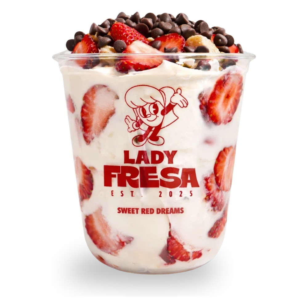 Vaso de fresas